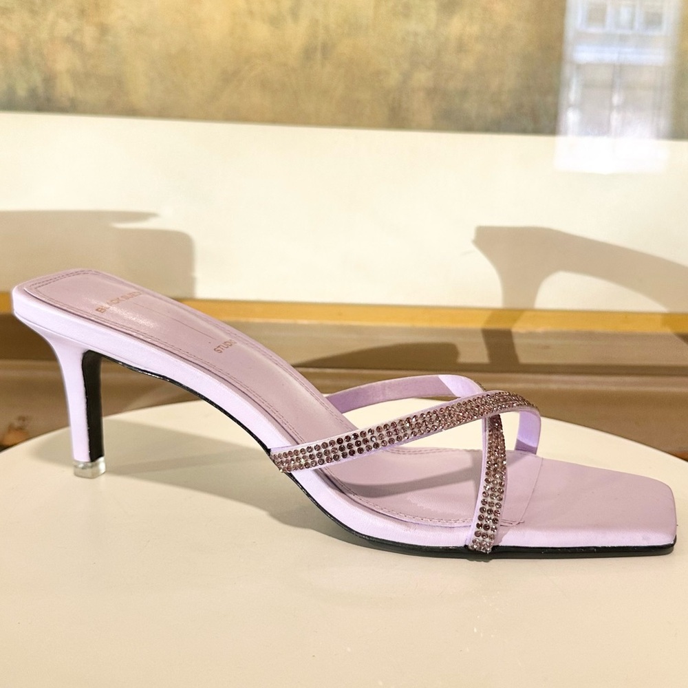 🌸BLACK SUEDE STUDIO🌸 Ari Lavender Crystals Sandals Size: 36.5 - Picture 4 of 10